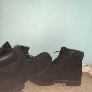 Mens black timberland boots
